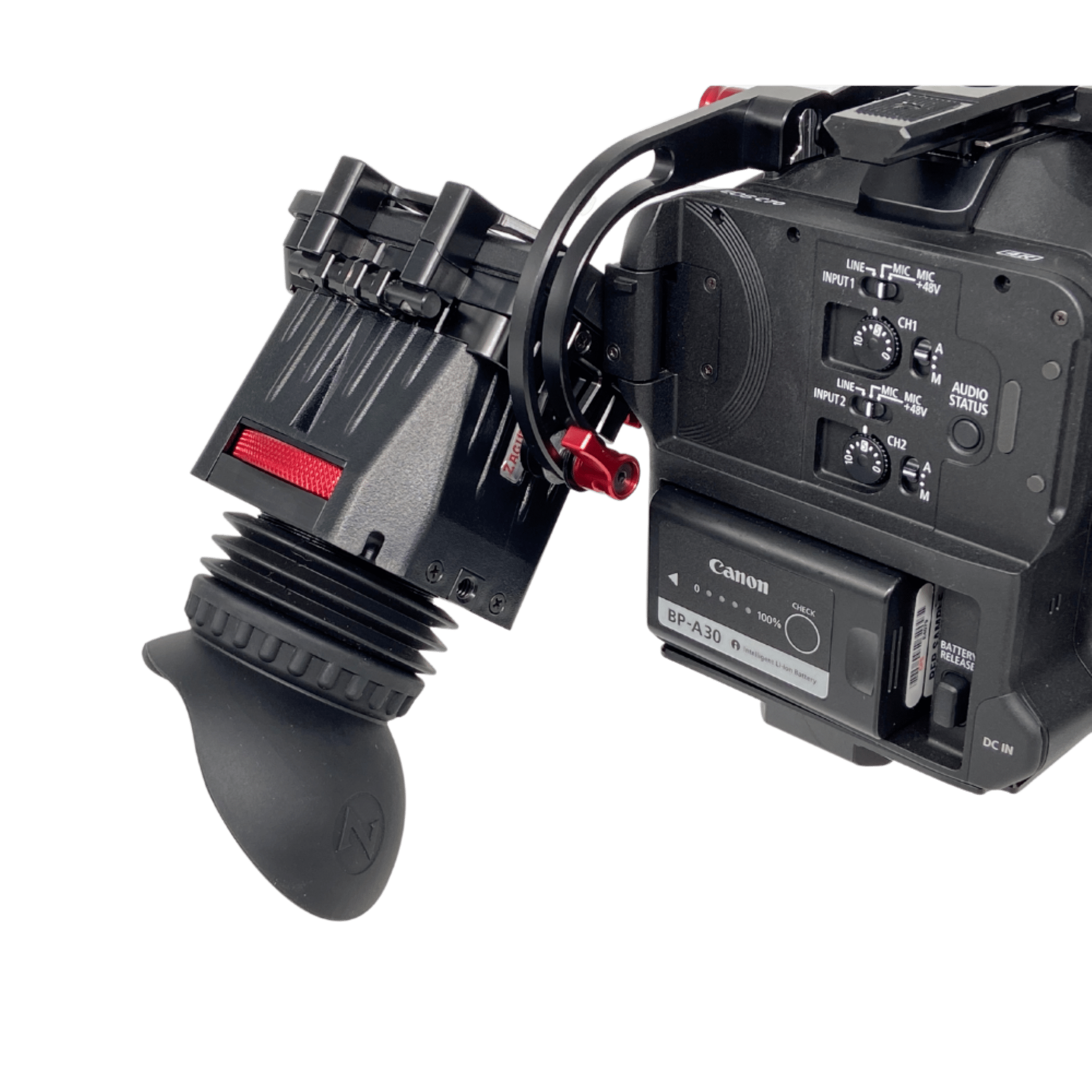 Zacuto Canon C70 Z-finder 6 – Vista general angulo