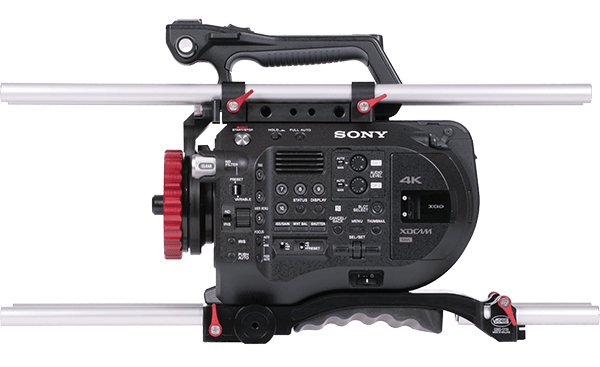 W4 Vocas Base Plate MKII Sony FX9 – Con cámara primer plano copia