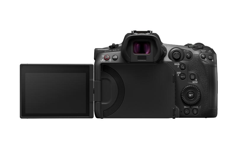 Canon EOS R5C – Vista trasera – CEPROMA