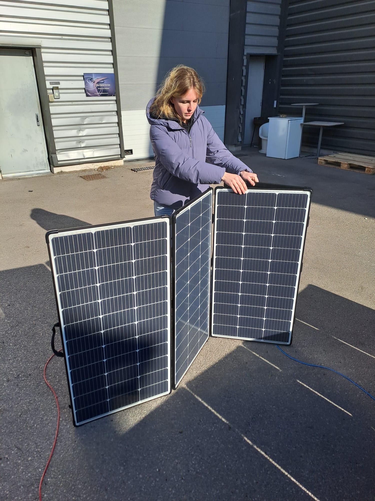 Fáciles de desplegar – Paneles solares PowerBank