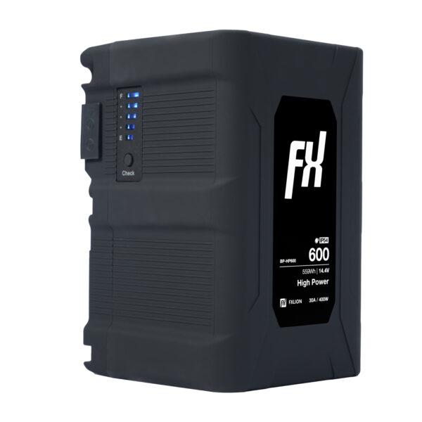Batería FXLion BP-HP600 – Lateral Izquierdo con luces