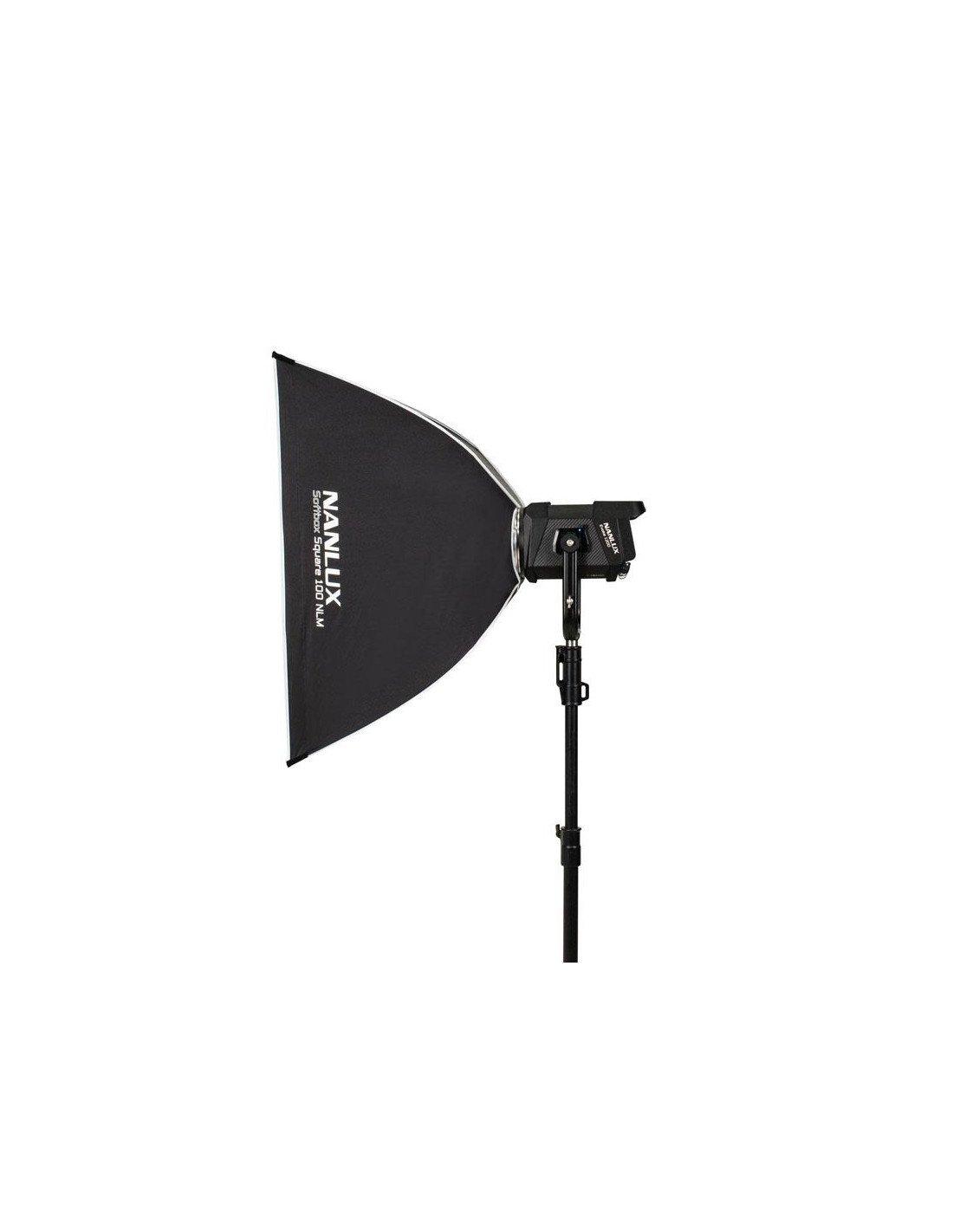nanlux-square-softbox-100cm-with-nlm-mount vista-lateral
